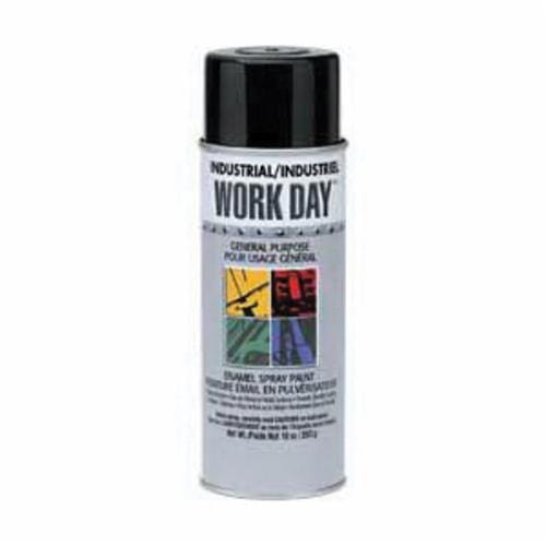Krylon® Work Day™ A04431000 Enamel Spray Paint, 16 oz Container, Liquid Form, Brown, 9 to 13 sq-ft Coverage, 12 min Curing